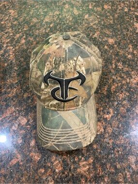 Camouflage Trucker Cap with Black Embroidered Logo